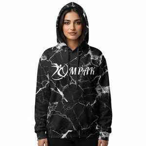 Sweat à capuche unisexe oversize décontracté moderne avec impression intégrale par sublimation pour les marques de vêtements streetwear - Product Image 1