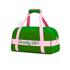 Alpha | Kapa | Alpha Sorority Duffel <b>Bag</b> Women's Spacious Weekender <b>Bag</b> Nylon Greek Letter Overnight Luggage <b>Gym</b> And Travel <b>Bag</b> - Product Image 2