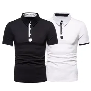 Camisetas Polo de Algodón Premium de Nueva Moda para Hombre, Tejido de Punto Personalizado, Camisetas Polo de Talla Grande para Hombre - Product Image 6