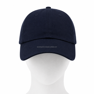 Gorra de Béisbol Unisex Azul Marino de 6 Paneles, Deportiva, 100% Algodón Twill, Color Sólido, Ajustable, Casual, para Adultos, para Todas las Estaciones - Product Image 2