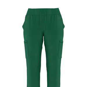 <b>Doctor</b> Nurse Medical Scrub Uniform <b>Set</b> with V Neck Top and Elastic Waist Pants Comfortable Hospital Nursing Scrubs Wholesale - Product Image 2