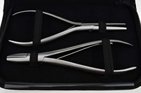 Ensemble complet d'outils de pose d'extensions de cheveux en acier inoxydable de haute qualité, durable, professionnel, pour usage domestique