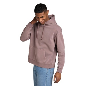 Wholesale Pullover Heavyweight 100% Cotton <b>Hoodie</b> <b>Men</b> Custom Embroidery Logo 320 GSM Bulk Blank <b>Fleece</b> <b>Oversized</b> Hoodies - Product Image 5
