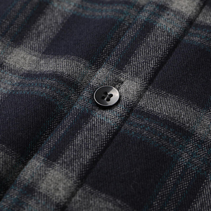 Camisas Personalizadas de Manga Larga para Hombre, Forradas de Franela, Cuello Alto, Primaverales, Ecológicas, Antiarrugas, de Lona de Algodón, Tallas Grandes - Product Image 4