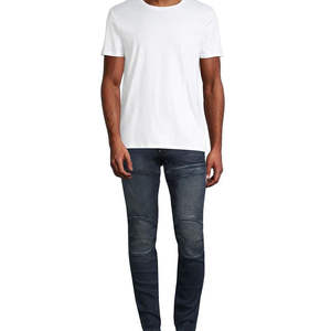 กางเกงยีนส์คุณภาพสูงสำหรับผู้ชาย ขายส่ง กางเกงยีนส์ทรงสลิมฟิต ดีไซน์เนอร์ กางเกงยีนส์ผ้ายืดสีน้ำเงินและสีดำ กางเกงยีนส์ผู้ชายแบบฟอก - Product Image 4