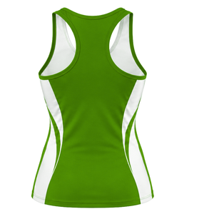 เสื้อกล้ามกีฬาผู้หญิงแบบ Racerback จากโรงงานโดยตรง เสื้อออกกำลังกายแบบไม่มีแขนสั่งทำได้ เนื้อผ้าเบา ยืดหยุ่น เหมาะสำหรับฟิตเนส วิ่ง และการฝึกซ้อม - Product Image 2