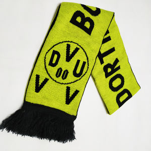 Écharpe pour homme en acrylique 100% léger, écologique, personnalisable, jacquard haute définition, motif football national mondial - Product Image 4