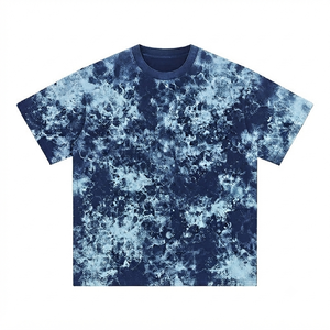 New Fashion Loose <b>Vintage</b> <b>T</b>-<b>shirt</b> Custom Printing Logo Men's Retro 250gsm Distress Oversized Tshirt fashion trendeness - Product Image 4