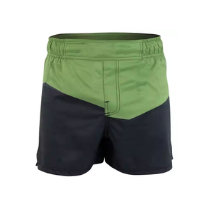 Shorts MMA pour hommes, respirants, à séchage rapide, taille élastique, 100% polyester, décoration lavée, couleurs personnalisables, logo, fabriqués au Pakistan - Product Image 1