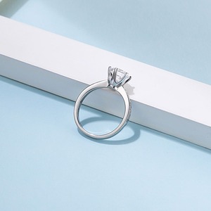 Premium Quality Moissanite <b>Diamond</b> <b>Ring</b> For Women Elegant Wedding Proposal Jewelry Accessory Available For Sale - Product Image 2
