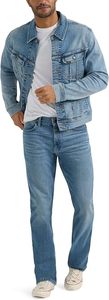 Men's <b>Light</b> Blue Denim Jacket Regular Fit Stonewashed Cotton Casual Button Closure Autumn Wear - Product Image 4
