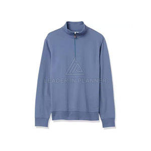 เสื้อสเวตเชิ้ตผู้ชายแบบซิปครึ่งตัวขายดีประจำฤดูหนาว ผ้าฝ้ายฟลีซ 100% สวมใส่สบาย คุณภาพพรีเมียม แห้งเร็ว ระบายอากาศได้ดี - Product Image 6