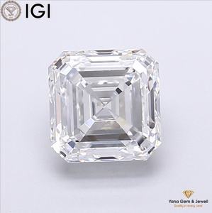 Diamante Cultivado en Laboratorio con Certificación IGI de 2.00 Quilates, Color D, Claridad VVS2, Corte ASSCHER, Perfecto para Anillo de Compromiso Personalizado - Product Image 1