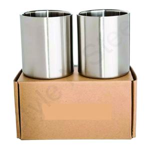 Vaso de doble pared Copa de vino plano recto Vaso Servidor de vasos de whisky para restaurante a precio al por mayor - Product Image 1