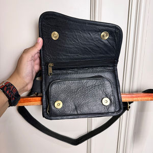 กระเป๋าคาดเอวหนังวัวแท้พิมพ์ลายเสือดาวสำหรับผู้ชายผู้หญิงกระเป๋าคาดเอวขนาดเล็กกระเป๋าคาดเอวสำหรับใส่กลางแจ้งวิ่งเดินป่า - Product Image 6