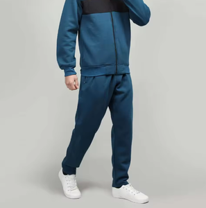 <b>Men</b>’s Zip Up Tracksuit Set – Color Block Sportswear <b>Jacket</b> & Jogger Set Custom Logo Casual Athletic Two Piece - Product Image 5