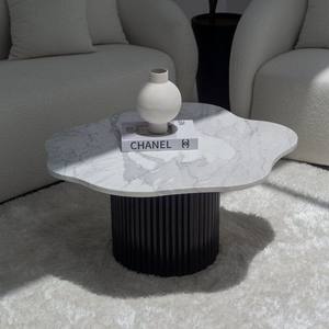 โต๊ะกาแฟหินอ่อนวานดานา เซโนวา นิมบัส สตาทัวริโอรูปทรงไม่สม่ำเสมอ พร้อมตัวเลือกสีฐาน 3 สี - Product Image 2