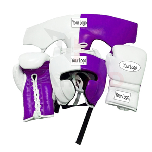 Fabrication directe, prix de gros, qualité supérieure, ensemble de boxe et d'entraînement personnalisé avec logo 2026, fabriqué en cuir véritable - Product Image 1