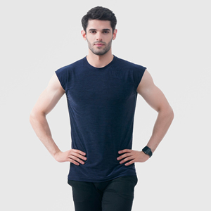 Débardeur sans manches OEM pour homme, séchage rapide, respirant, gris, pour la musculation et l'entraînement en salle de sport, avec option OEM - Product Image 1
