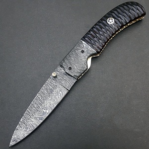 Nouveau Couteau Pliant Haut de Gamme en Acier Damas 2025 avec Manche en Bois de Rose – Tactique, Chasse, Camping, EDC, Collection Cadeau, DIY – Garantie 6 Mois - Product Image 1