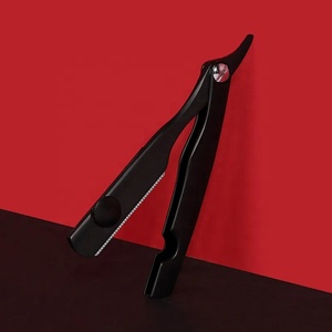 High Quality Stainless Steel Folding Safety Razor Single <b>Edge</b> Blades <b>Plastic</b> Handle for Men Beard Shaving Wholesale Professional - Product Image 5