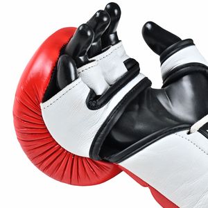 Professional MMA Boxing Gloves PU Leather Lace-Up Half-Finger Breathable Lightweight 12oz/7oz Unisex Adult Training for MMA - Product Image 2