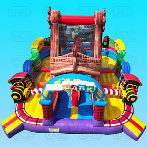 <span class=keywords><strong>Inflatable</strong></span> dành cho người lớn khổng lồ tàu cướp biển Blaster Combo Jumper <span class=keywords><strong>Bouncer</strong></span> nhảy bouncy lâu đài nhà bị trả lại với trượt nước - Product Image 4