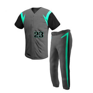 Envío Rápido, MOQ Bajo, Conjuntos de Uniformes de Béisbol Deportivos Transpirables de Verano, 100% Poliéster Estampado, Tallas Grandes, Marca Privada - Product Image 4