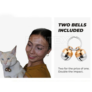 Cloche en cuivre sonore pour colliers de chiens et de chats – Cloche durable à son extra fort pour le suivi et la sécurité des animaux de compagnie - Product Image 6