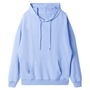 Sweat-shirt à capuche décontracté personnalisé pour homme, couleur unie, pull oversize pour femme, idéal hiver et automne - Product Image 3