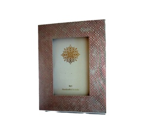 Rectangle metal photo <b>frame</b> Brass cladding metal <b>frame</b> MDF durable <b>frame</b> Eco-friendly metal <b>frame</b> - Product Image 1