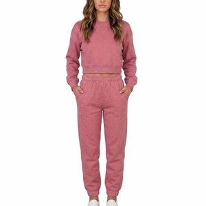 Conjunto Deportivo de 2 Piezas para Mujer, 100% Algodón Orgánico, Transpirable, Tejido Digital, Ajustado, Personalizado, Venta al Por Mayor - Product Image 2