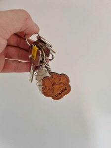 Flat Surface Wooden <b>Key</b> <b>Chains</b> Modern Style Wooden <b>Key</b> <b>Chains</b> Solid Color Wooden <b>Key</b> <b>Chains</b> Custom Factory Wholesale Item Wooden - Product Image 4