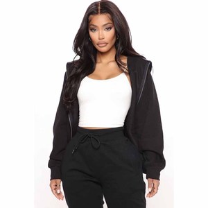 Nouvel Arrivage Ensemble de Survêtement Décontracté pour Femme, Coupe Ample et Ajustée, avec Fermeture Éclair, Personnalisable, Tendance Printemps Automne, Comprenant un Sweat à Capuche et un Pantalon de Jogging - Product Image 4