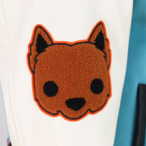 Chaqueta Varsity de Moda para Hombre, con Botones a Presión, Bordado Chenille y Cuello Alto, Estilo Urbano, Gran Venta - Product Image 6