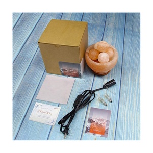 Lámparas de Sal Rosa Pura de Primera Calidad, Ecológicas, Hechas a Mano, de Diferentes Formas y Colores, Diseño Moderno Feng Shui IMPEX - Product Image 6