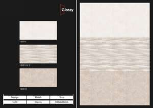 Carreaux de porcelaine élégants et brillants réfléchissants 30x60 cm, améliorant la luminosité intérieure tout en offrant une performance matérielle robuste - Product Image 2