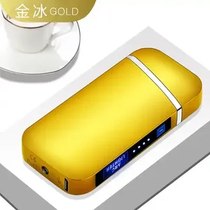 Briquet Électrique USB en Métal Anti-Vent à Double Arc, Rechargeable, Tactile, Design Luxe et Tendance - Product Image 4