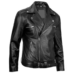 Veste chauffante en cuir de vachette noir original OEM 2026, la plus vendue, pour homme, haute qualité, faible MOQ, prix bas, mode hiver - Product Image 3