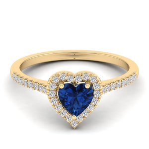 Bagues de fiançailles REYES GRA certifiées VVS Moissanite en argent sterling 925 avec saphir bleu, bijoux fins pour femmes - Product Image 6