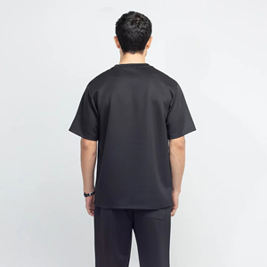 YOURBRAND T-shirt Homme Col Rond Manches Courtes Coupe Oversize Motif Uni Écologique Décontracté Urbain Respirant 100% Coton Sable - Product Image 4