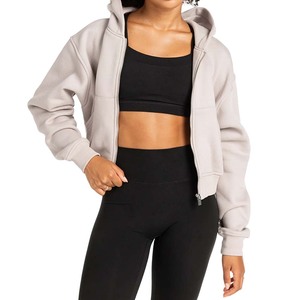 Sudadera con Capucha de Alta Calidad AFSAR SPORTS con Logotipo Personalizado para Mujer, Cierre de Cremallera, Forro Polar, Spandex/Algodón, Antipilling, Otoño - Product Image 6