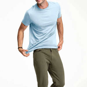 เสื้อยืดแขนสั้นผู้ชายคุณภาพสูงพร้อมพิมพ์โลโก้ตามสั่ง วัสดุผ้าฝ้ายพรีเมียม สวมใส่สบาย - Product Image 4