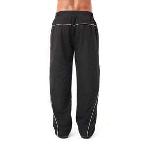 Chándal Negro para Hombre, Cierre Completo con Cremallera, Cuello Alto, Bolsillos Laterales, Transpirable, Deportivo, para Otoño, 100% Poliéster - Product Image 6