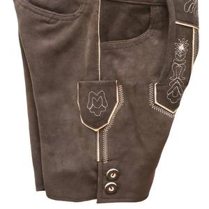 Traje de Lederhosen de Cuero Genuino Premium para Niños, Logotipo Personalizado, Traje Tradicional Bávaro Alemán para Niños, Oktoberfest Trachten - Product Image 3