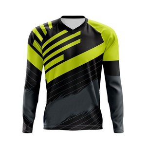 Camiseta de Motocross de Manga Larga para Hombre, Sublimación Personalizada, Camiseta de Carreras MX para Motocross Enduro, Secado Rápido, Color Personalizado - Product Image 3