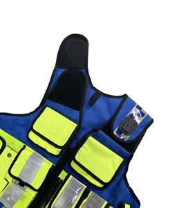 Hi Vis reflective safety clothing Vest High Quality Polyester Reflective Straps Safety Vest Soft and Outdoor Usage Wholesale - Product Image 4