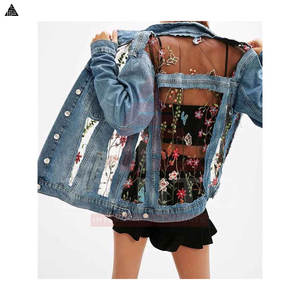 Chaqueta vaquera negra para mujer, muy cómoda, de calidad económica, a precio de mayoreo. - Product Image 2