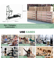Tour de Pilates en aluminium avec cadre stable de qualité supérieure pour machine de Pilates de studio de prestige