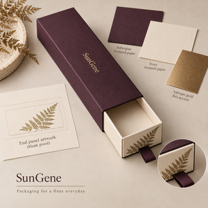 Colección de correas para reloj SunGene en caja rígida personalizada tipo cajón - Product Image 6